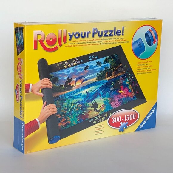 New sealed Ravensburger-Roll your Puzzle 300-1500 pcs Puzzle Felt Mat & Tube - Picture 5 of 9